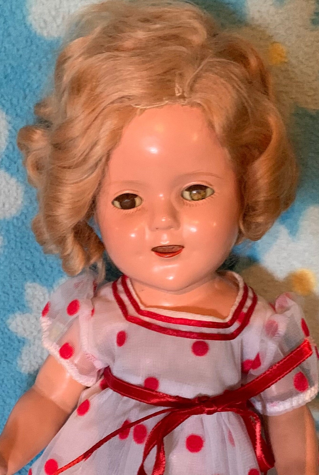 Ideal 16 Shirley Temple Composition Doll Etsy