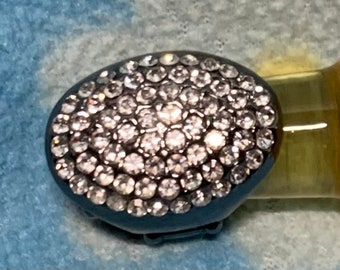 Glitz and Glamour Fashion Statement Ring ~ Sparkle for Large or Swollen Finger