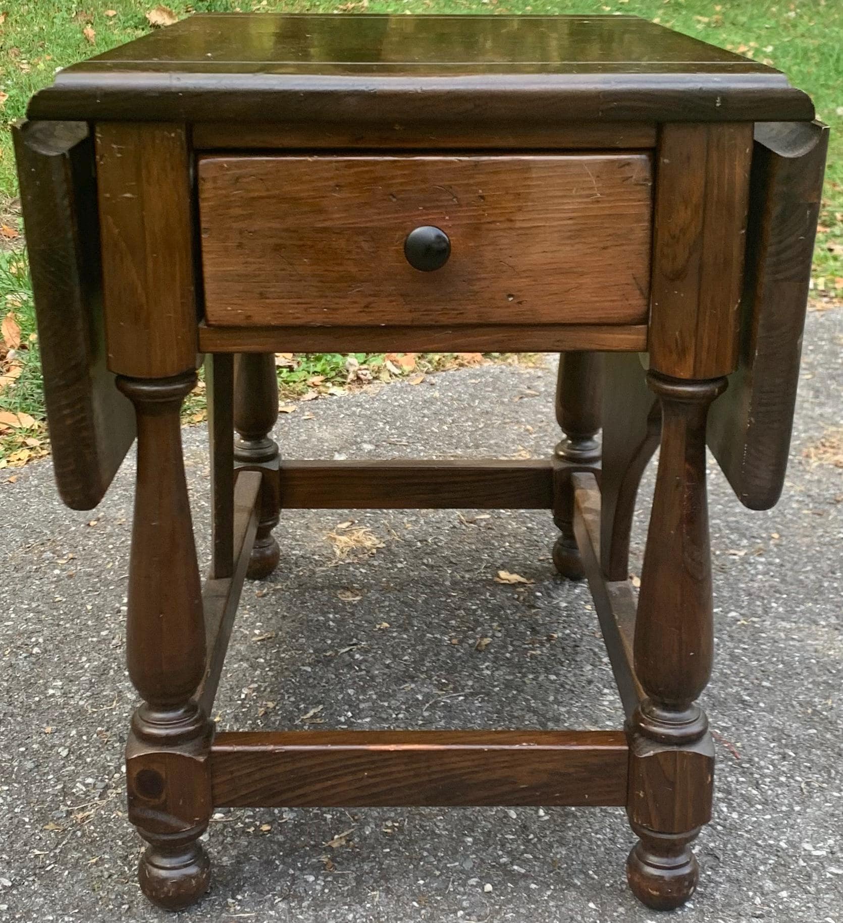 Ethan Allen Drop Leaf End Table - Etsy