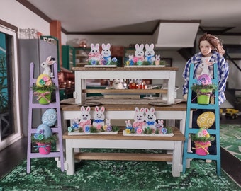 Dollhouse 1/12 scale Easter decor