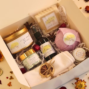 Spa Box Gift Set with Self-Care Bath Products