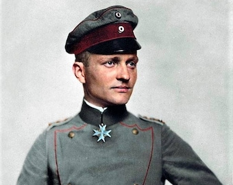 Manfred Von Richthofen the Red Baron top ace of WWI with 80 victories