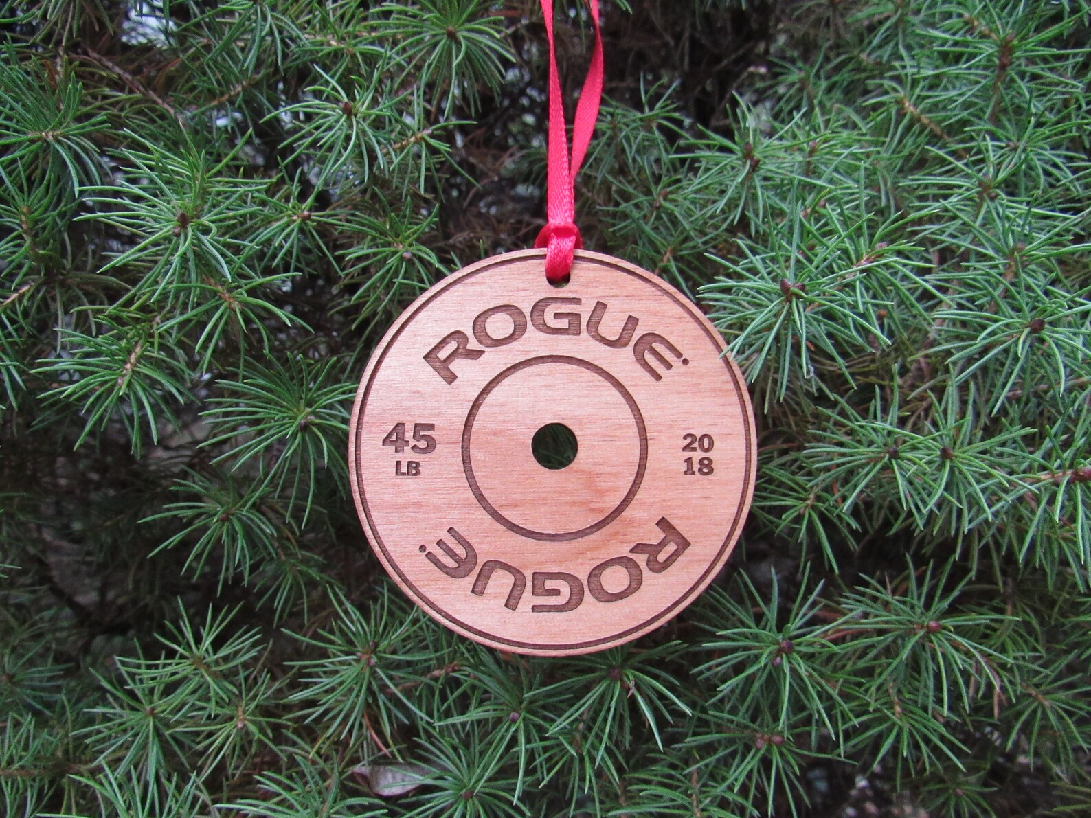 Barbell Plate Ornament Etsy