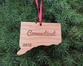 Connecticut State Ornament