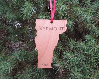 Vermont State Ornament