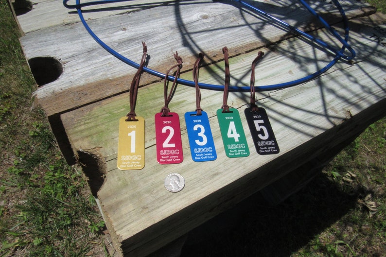Disc Golf Bag Tags Etsy