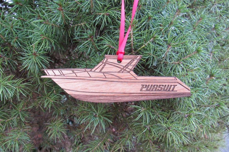 Pursuit Boat Ornament