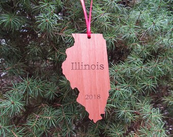 Illinois State Ornament