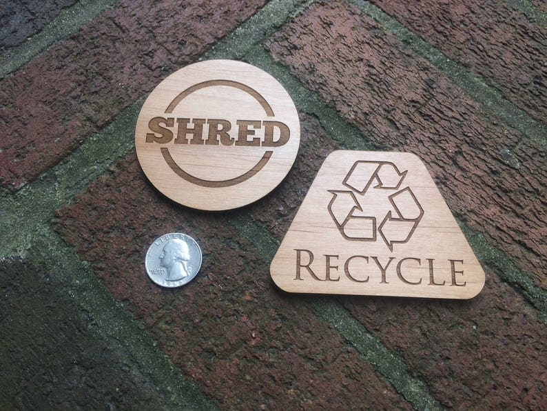trash can labels etsy