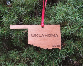 Oklahoma State Ornament