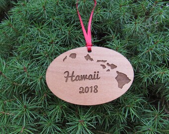 Hawaii State Ornament