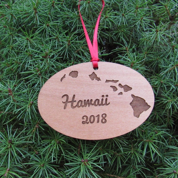 Hawaii State Ornament