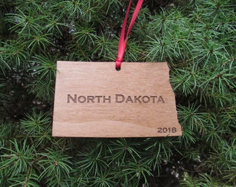 North Dakota State Ornament