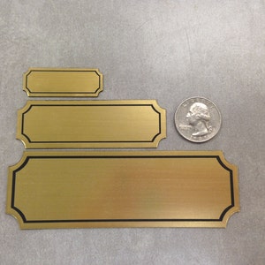 Custom Brass and Silver Plates image 4