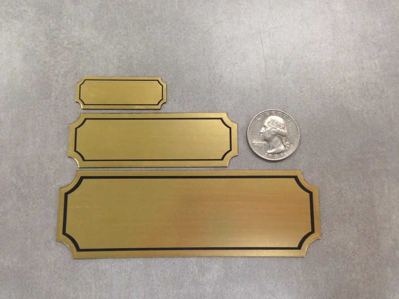 Custom Brass and Silver Plates image 4