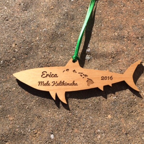 Shark Hawaii Ornament