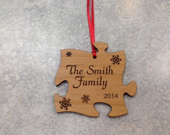 Puzzle Piece Ornament