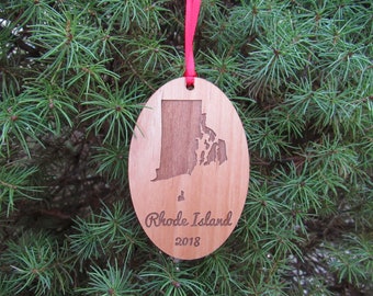 Rhode Island State Ornament