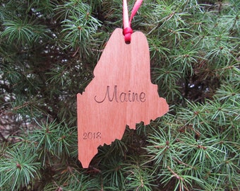 Maine State Ornament