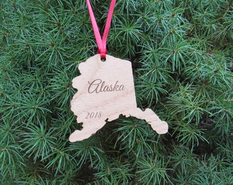 Alaska State Ornament