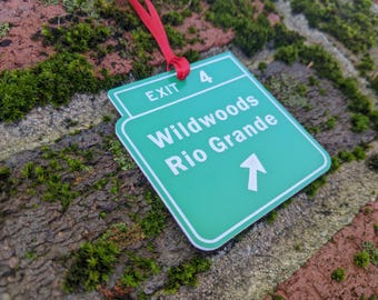 Wildwoods Garden State Parkway Sign Ornament