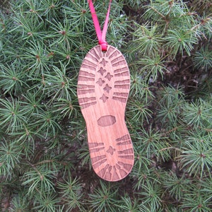 Boot Print Ornament