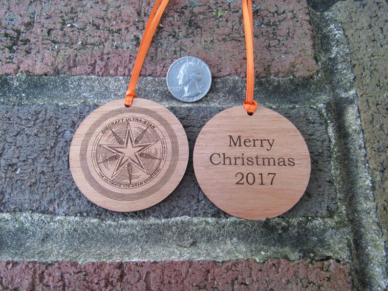 Ultimate Frisbee Ornament Etsy