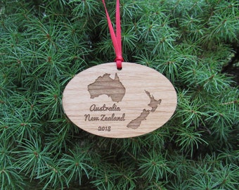 Australia and New Zealand Ornament