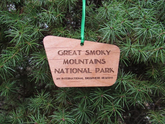 Great Smoky Mountains National Park Sign Ornament