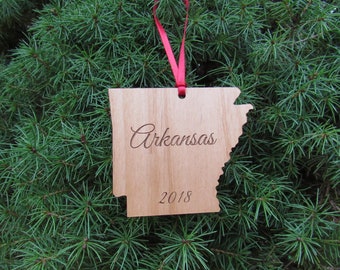Arkansas State Ornament