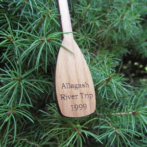 Canoe Paddle Ornament image 3