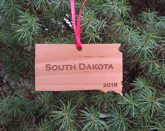 South Dakota State Ornament