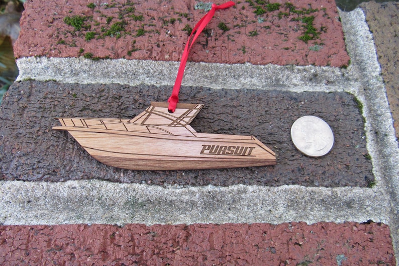 Pursuit Boat Ornament
