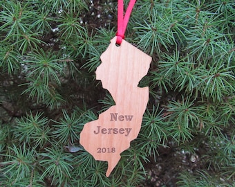 New Jersey State Ornament