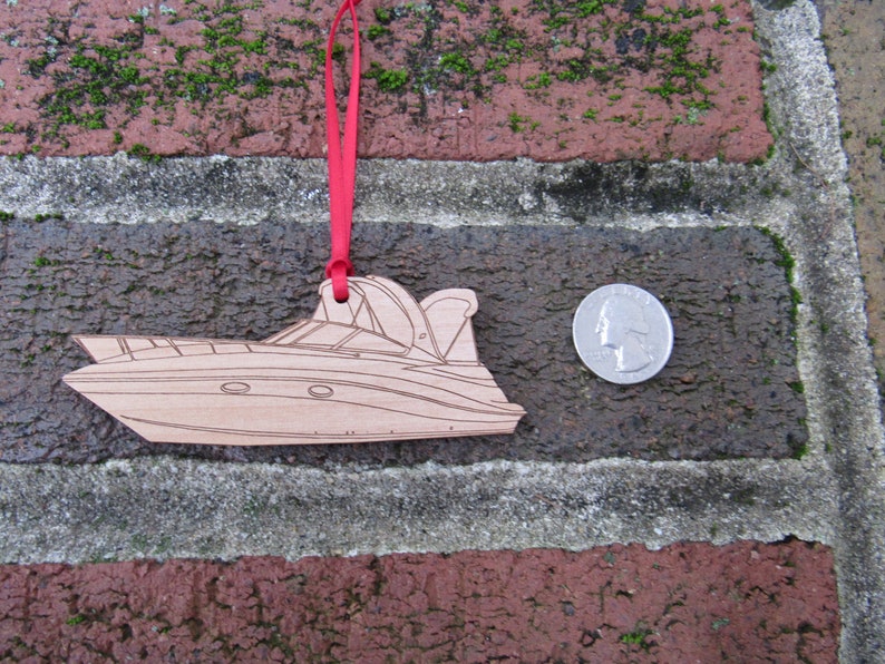 Cabin Cruiser 2 Boat Ornament