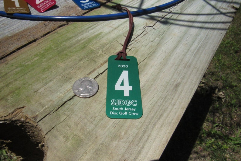 Disc Golf Bag Tags Etsy