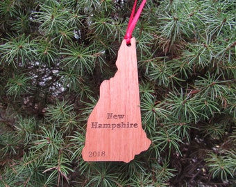New Hampshire State Ornament