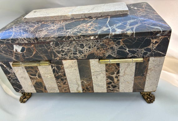 Old World Marble Treasure Box - image 3