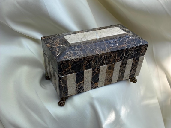 Old World Marble Treasure Box - image 1