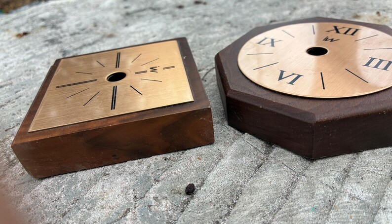 Clock Parts Walnut Set 2