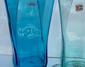 Blenko Glasses, Vase, Cowboy