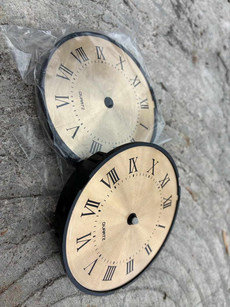 Clock Parts Plastic Roman