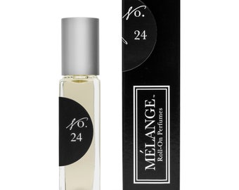 Blend No. 24: Cashmere Musk, Mandarin, Bergamot Melange Roll-On Perfume - New! / Alcohol Free .25 Ounces. VEGAN + CRUELTY FREE