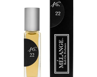 Oud, Neroli & Bergamot - Blend No. 22 Roll-On Perfume: Alcohol Free, Vegan, Cruelty Free.