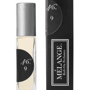 Melange Melati Jasmine, Black Currant & Bergamot Roll On Perfume - Alcohol Free/ .25 Ounces: Blend No. 9.  VEGAN CRUELTY FREE