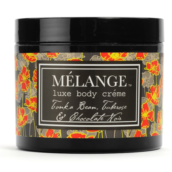 Melange Luxe Body Creme -Tonka Bean, Tuberose & Chocolate Noir 125 ml