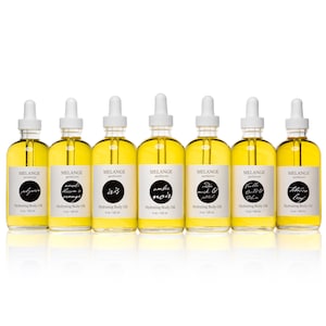 Hydrating Body Oil / 4 ounces. Poured to order. Base of Jojoba, Rosehip, Coconut Oil fractions, Orchid flower extract. CRUELTY FREE
