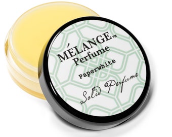 NEW! Paperwhite Narcissus Solid Perfume Single - Mélange - .56 ounces. Poured to order.  Base of Beeswax/Jojoba Oil/ CRUELTY FREE