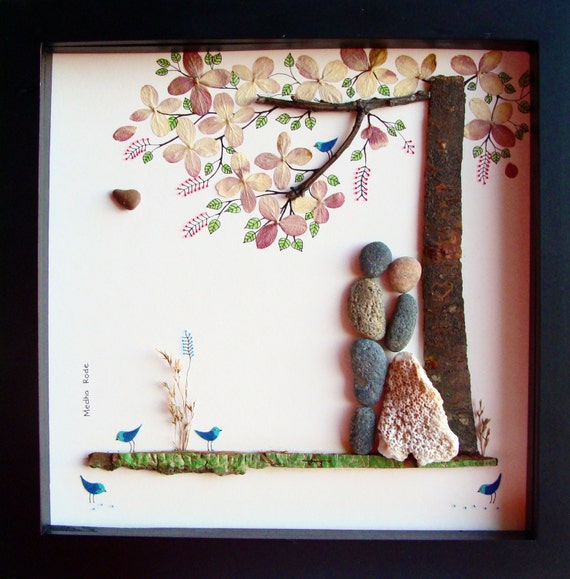 Unique WEDDING Gift-Personalized Wedding Gift-Pebble Art-Gift | Etsy