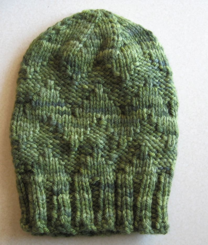 for bulky wool. This is a hat PATTERN